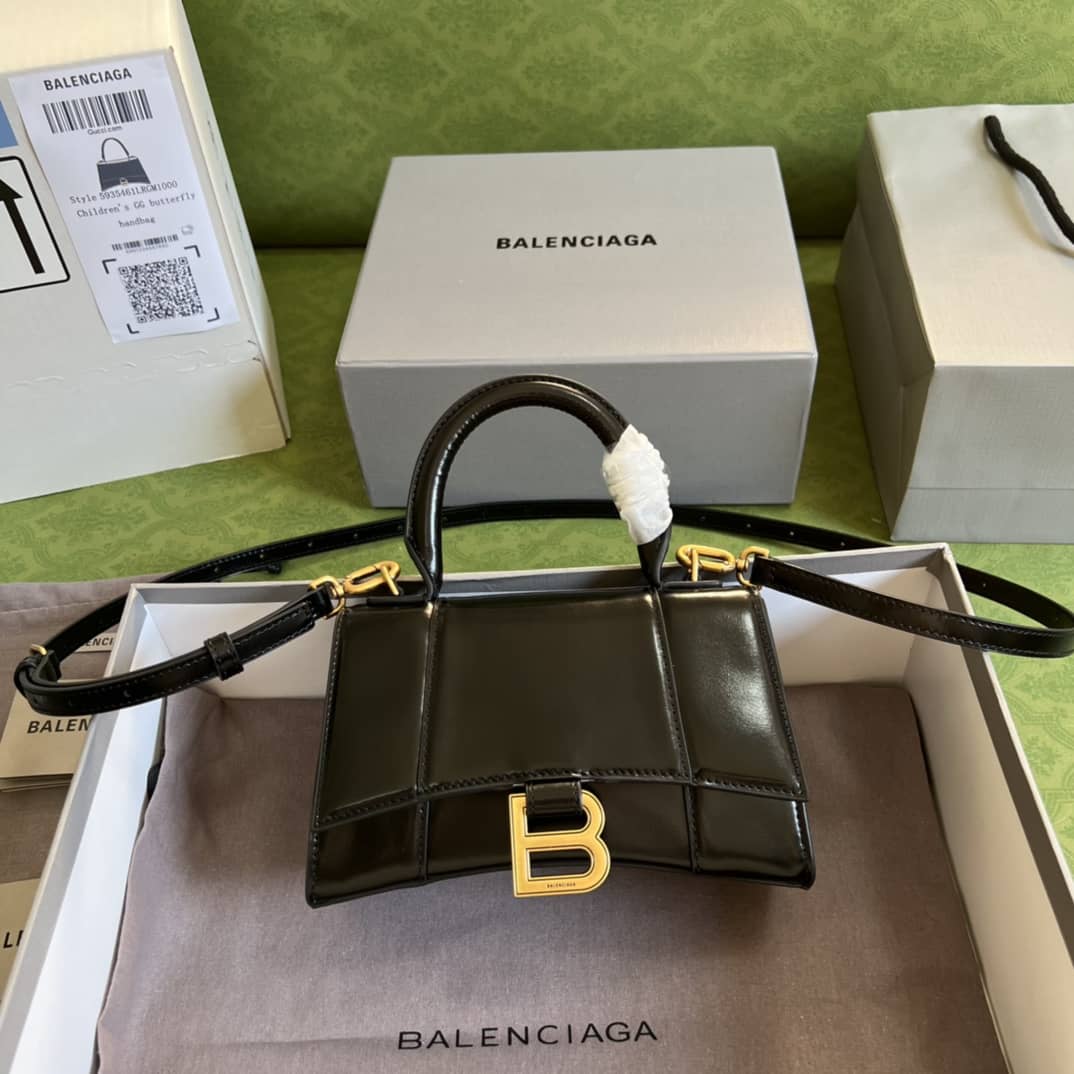 Gvc*1 Ba1en*iaga Hourglass Top-handle Tote Bag 5928331 Replica