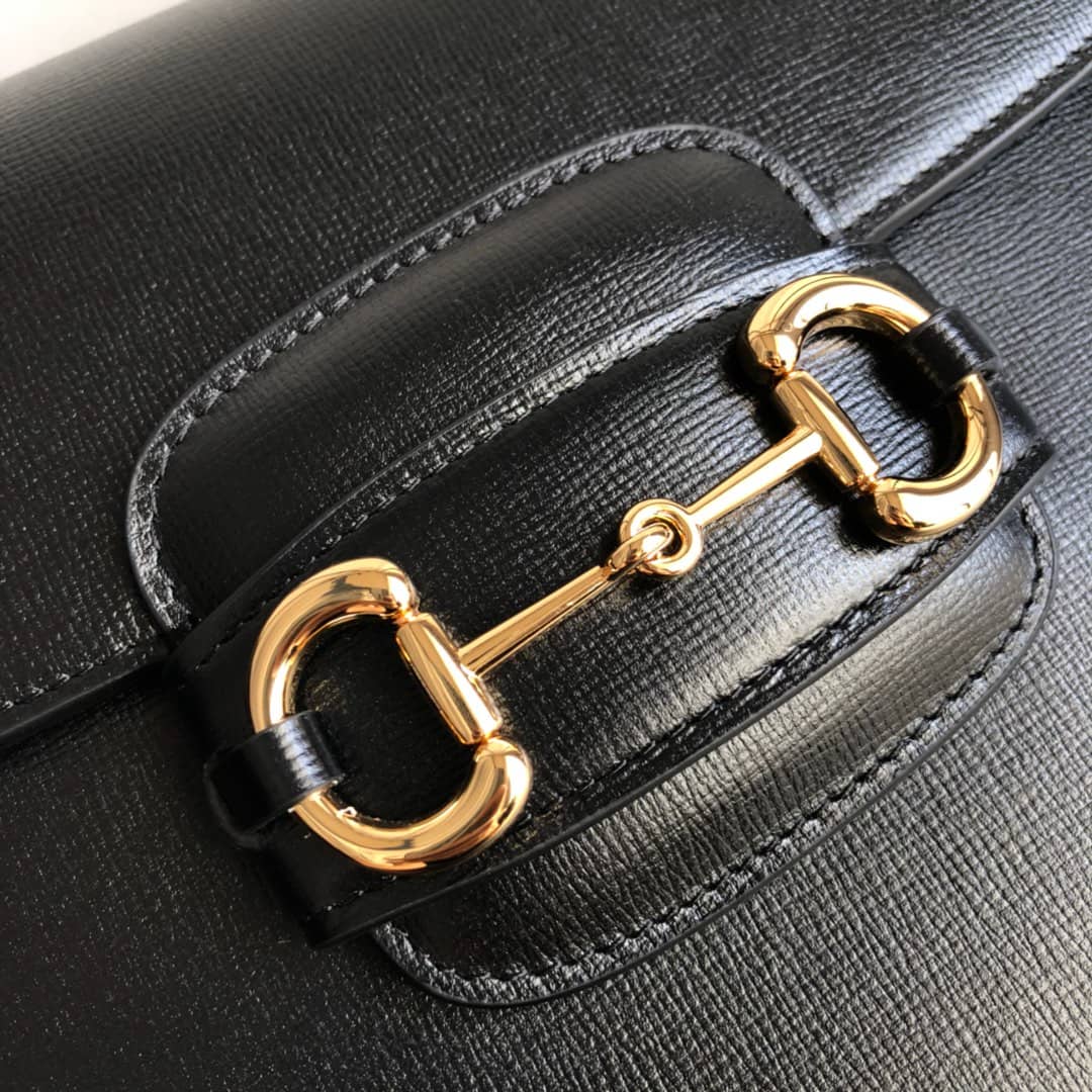 Gvc*1 Horsebit 1955 Shoulder Bag Replica Black 602204
