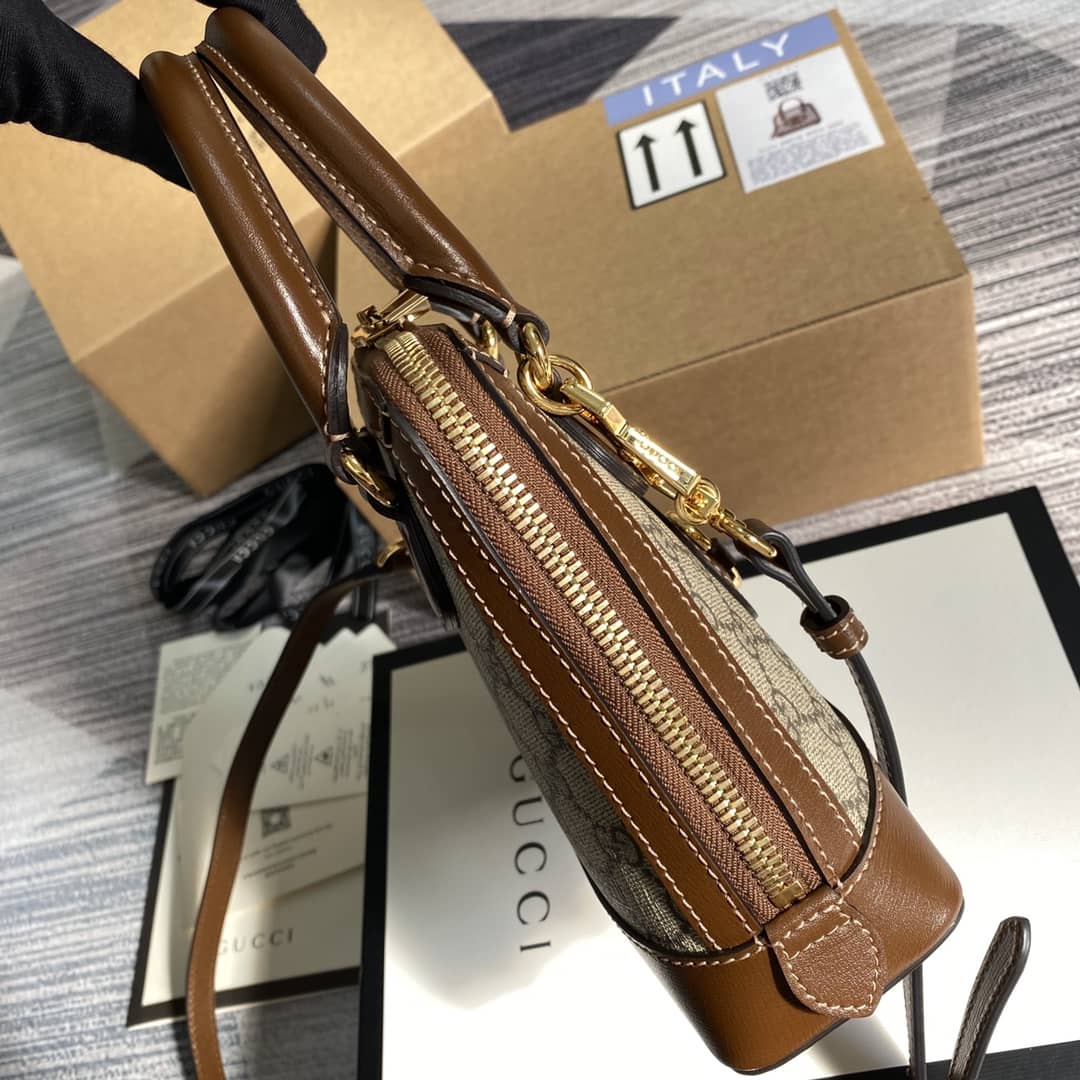 Gvc*1 1955 Horsebit GG Mini Top Handle Bag Replica 640716