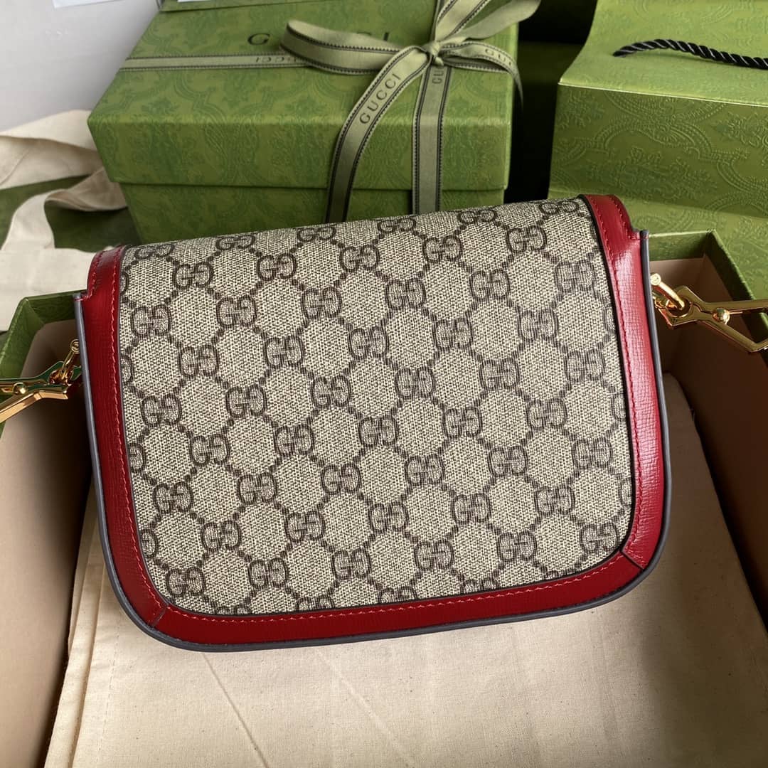Gvc*1 1955 Horsebit Svp*me GG Canvas Mini Shoulder Bag Replica 658574