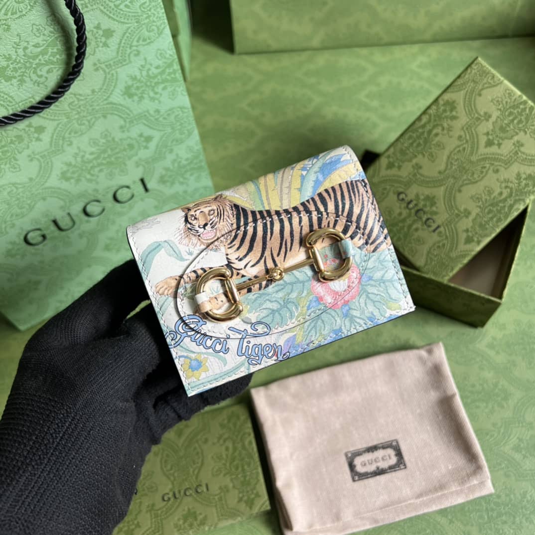 Gvc*1 Horsebit 1955 Card Holder 621887 Replica Wallet