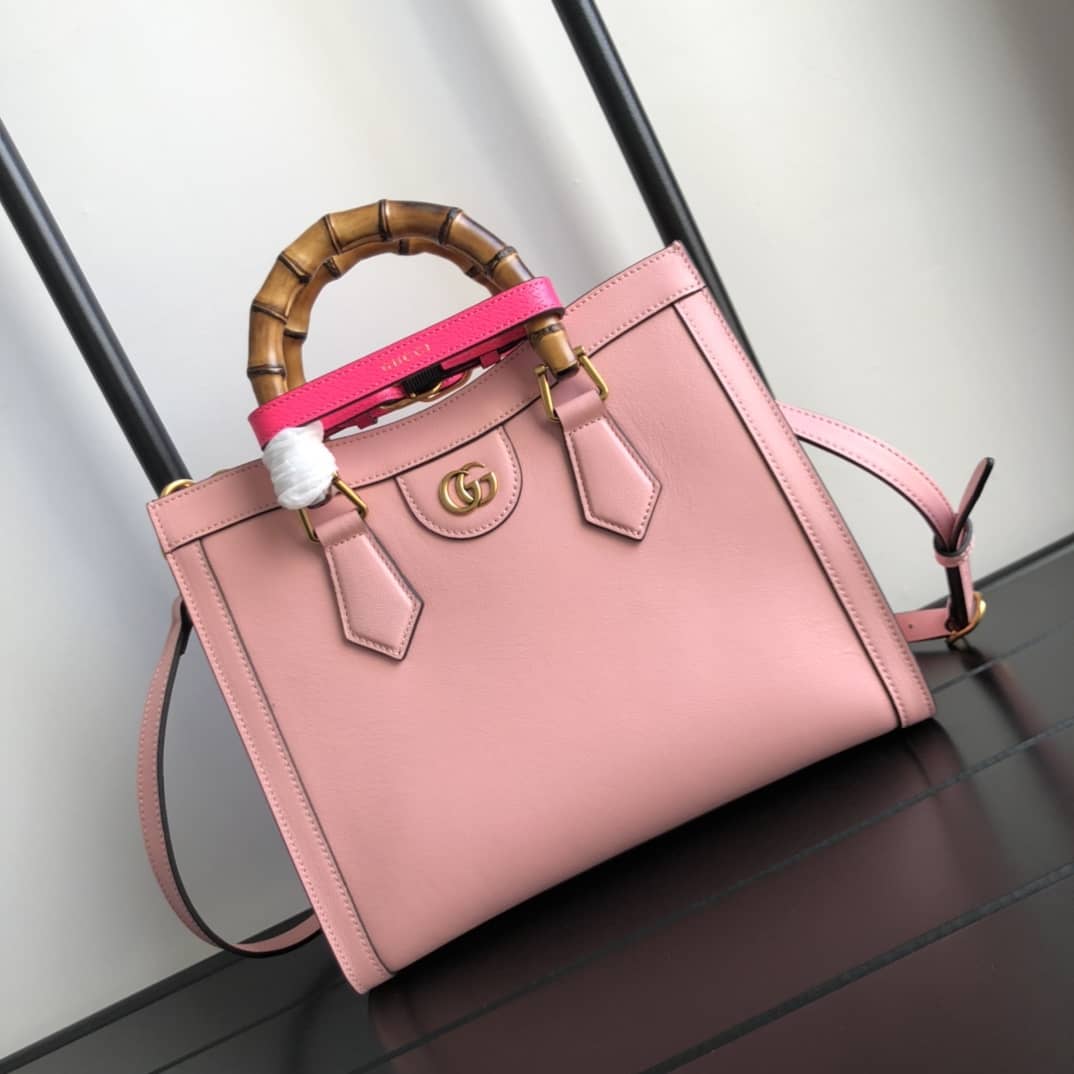 Gvc*1 Diana Small Tote Replica Pink 660195