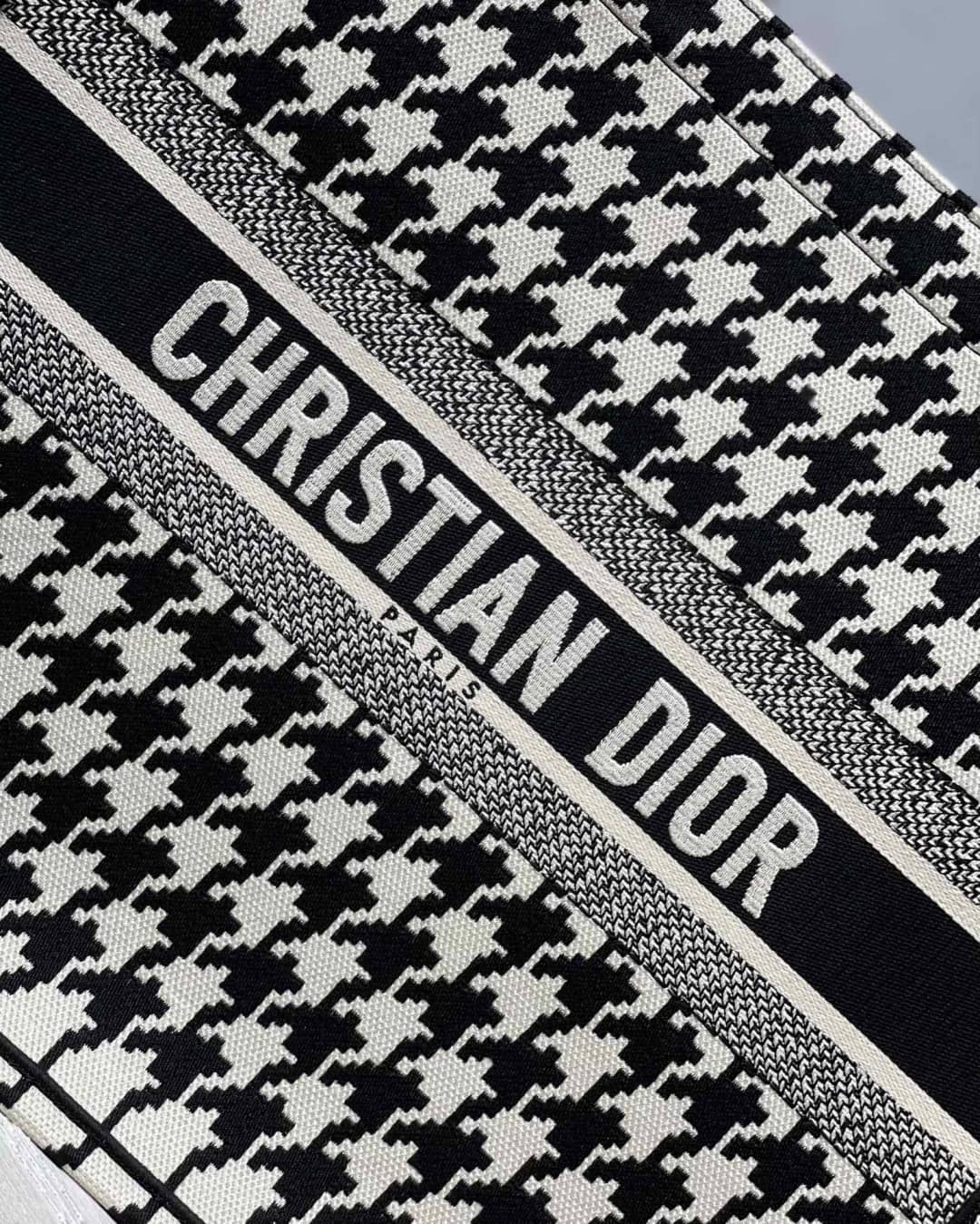 Chr1st1an D10r CD Book Embroidery Replica Tote