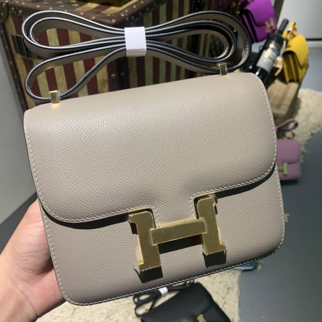 H**me5 Replica Constance Bag 18CM Epsom Leather