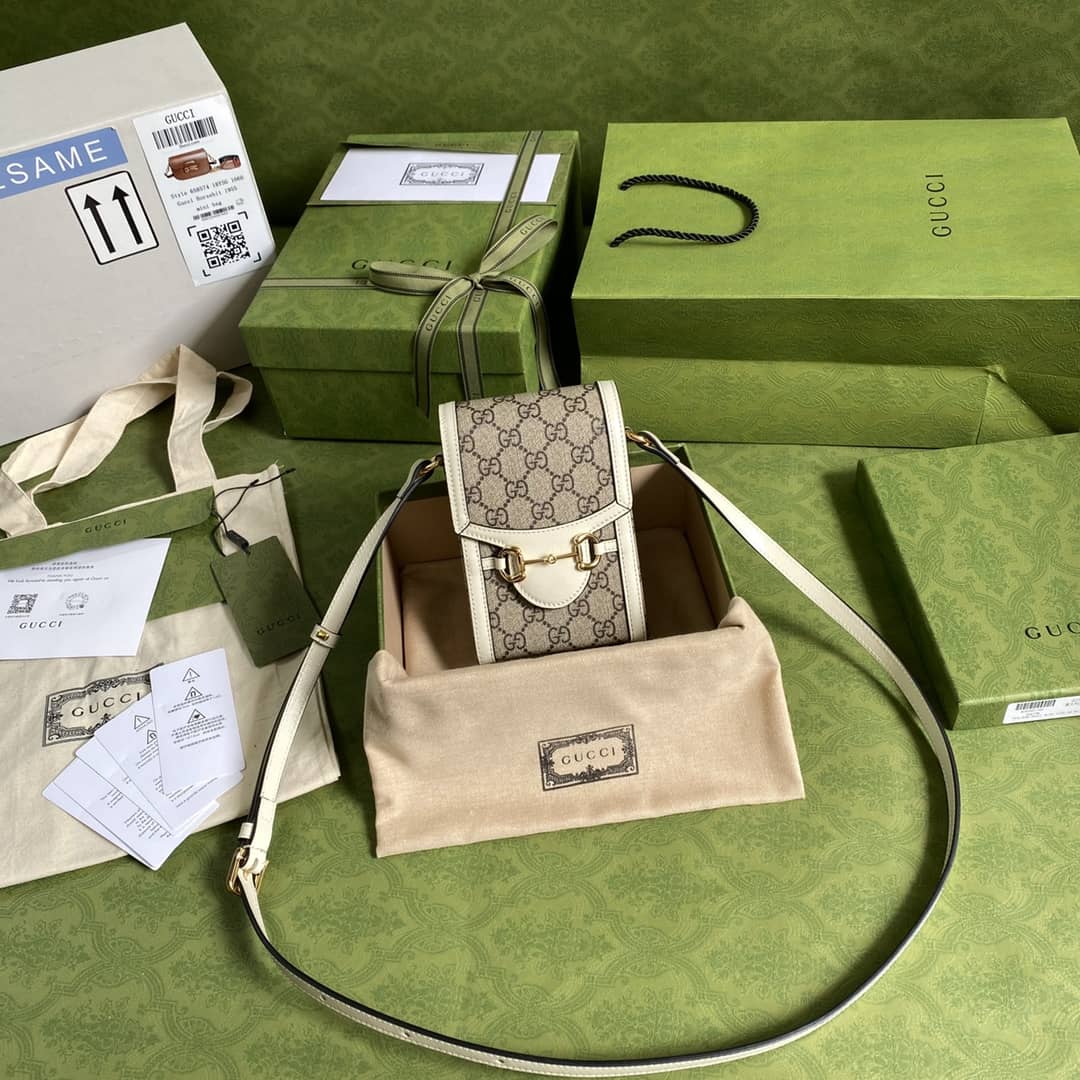 Gvc*1 1955 Horsebit Mini Phone Bag Replica 625615