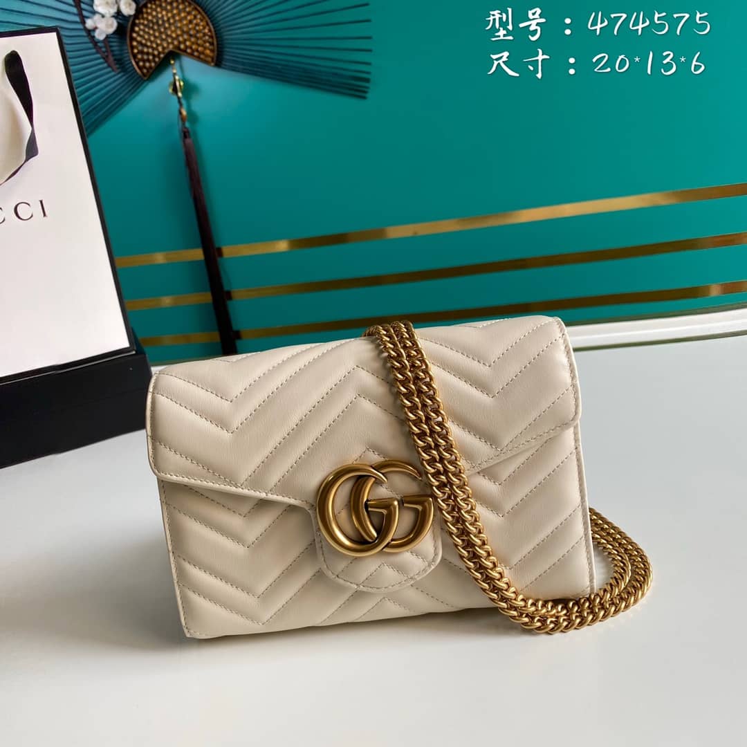 Gvc*1 Marmont GG Matelassé Mini Bag Replica 474575
