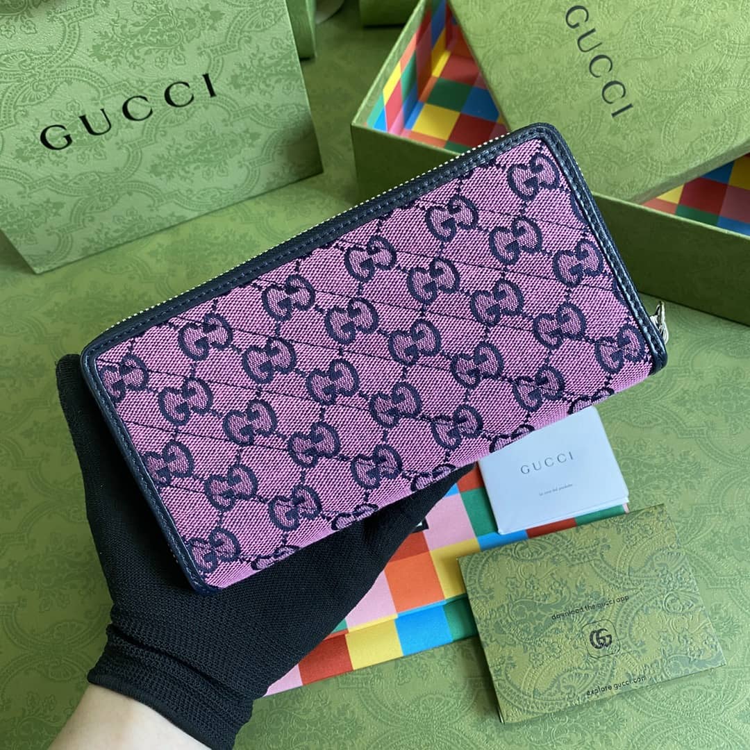 Gvc*1 GG Marmont Large Zip Around Wallet Replica 443123