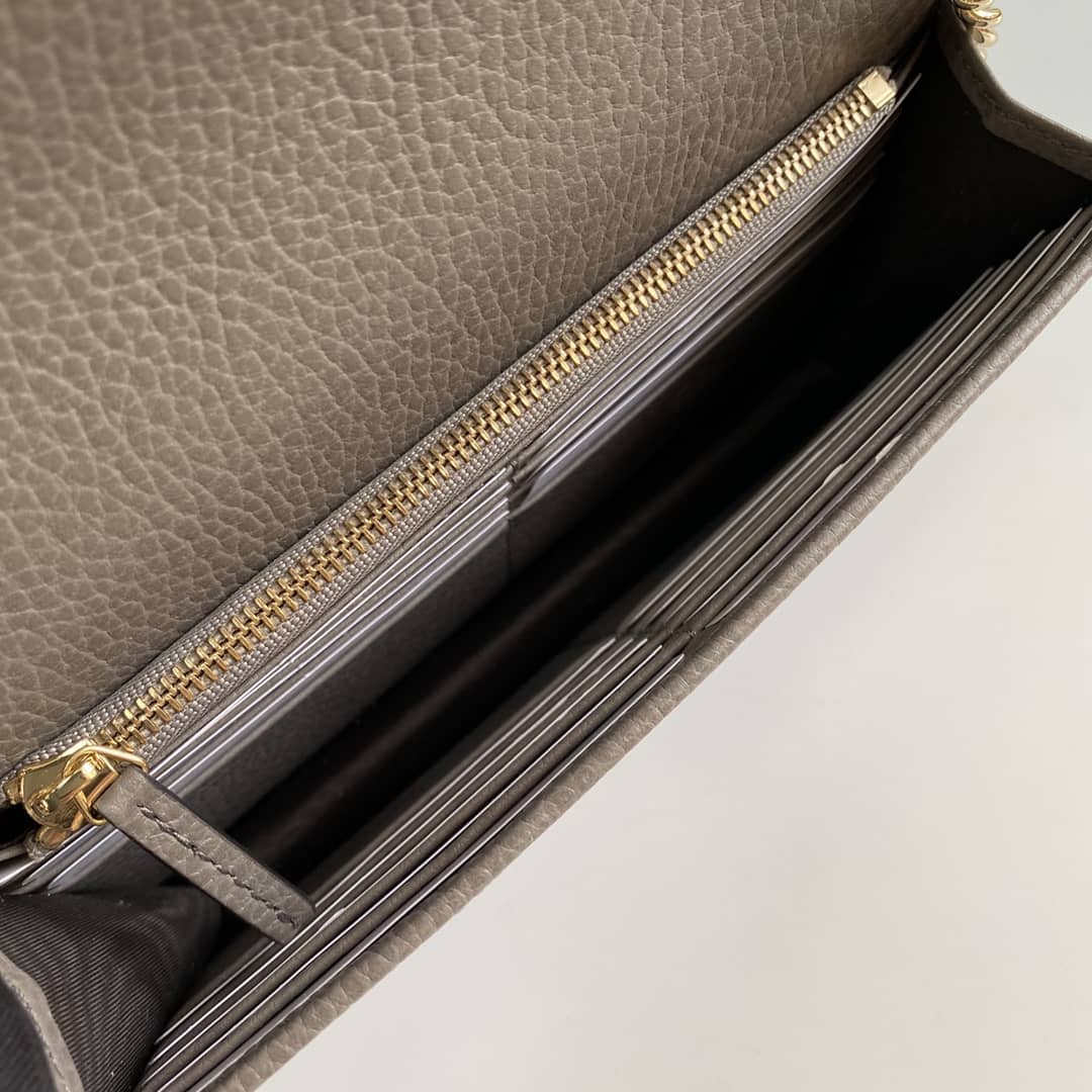 Gvc*1 Interlocking Crossbody Bag Chain Wallet Replica 510314