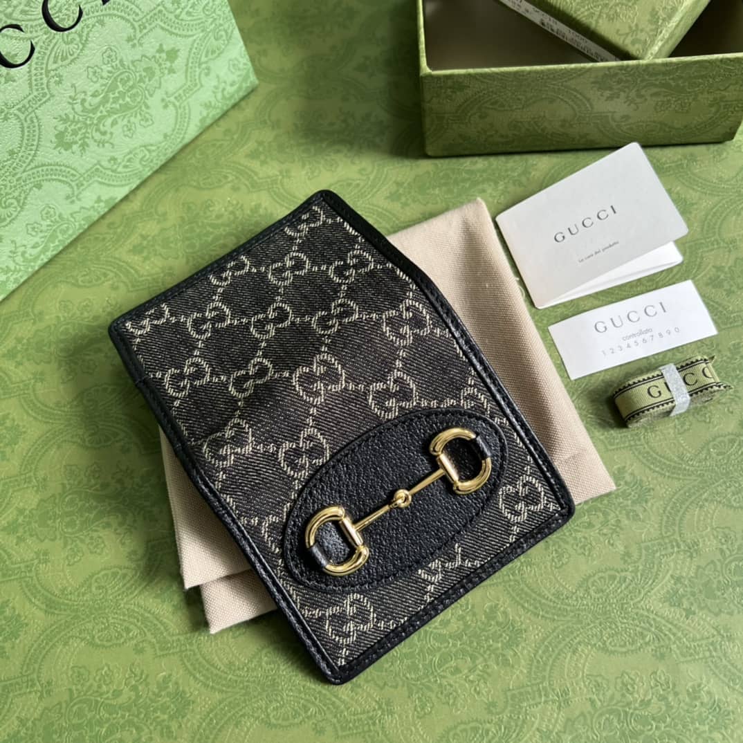 Gvc*1 Horsebit 1955 Card Holder 621887 Replica Wallet