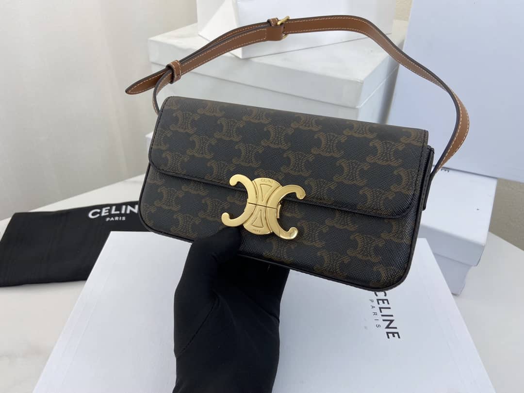 Ce1i*e Triomphe Bag Dupe Triomphe Teen 20CM
