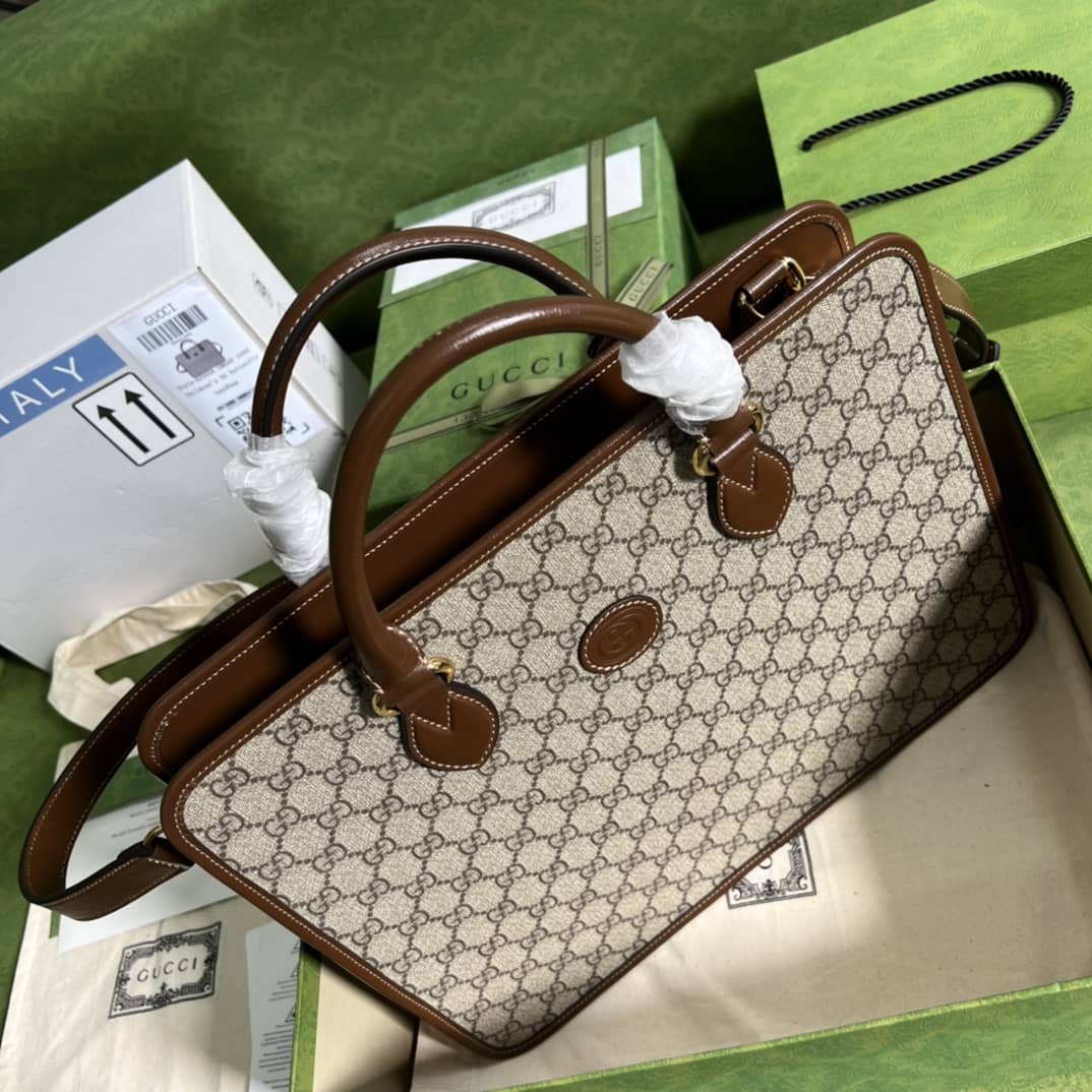Gvc*1 GG Svp*me Canvas Mens Briefcase Replica 674143