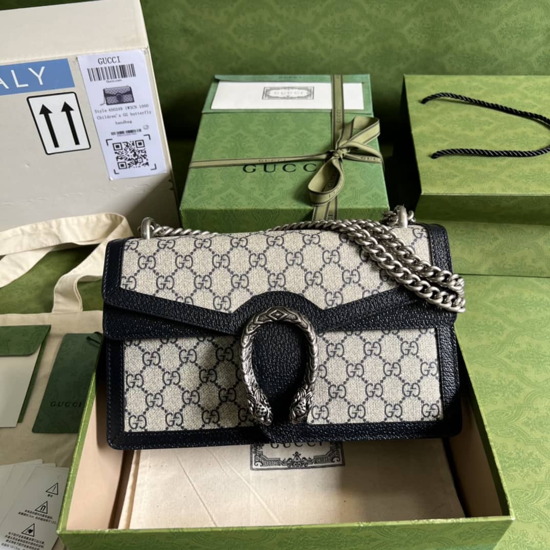 Gvc*1 Dionysus GG Svp*me Leather 400249 Replica Crossbody Bag