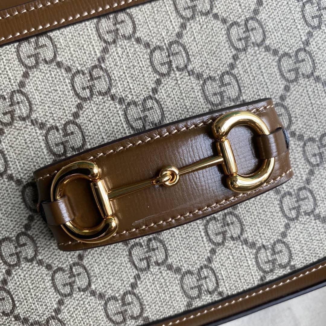 Gvc*1 1955 Horsebit Svp*me GG Canvas Mini Shoulder Bag Replica 658574