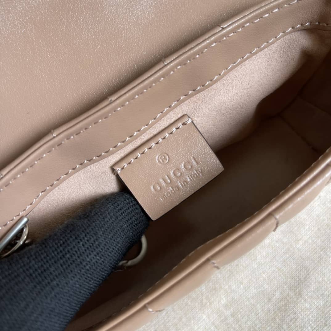 Gvc*1 GG Marmont Matelassé Mini Crossbody Bag Replica 476433