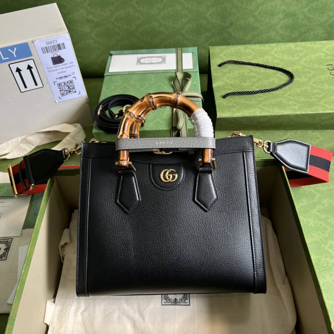 Gvc*1 Diana Small Tote Black 702721 Replica Bag