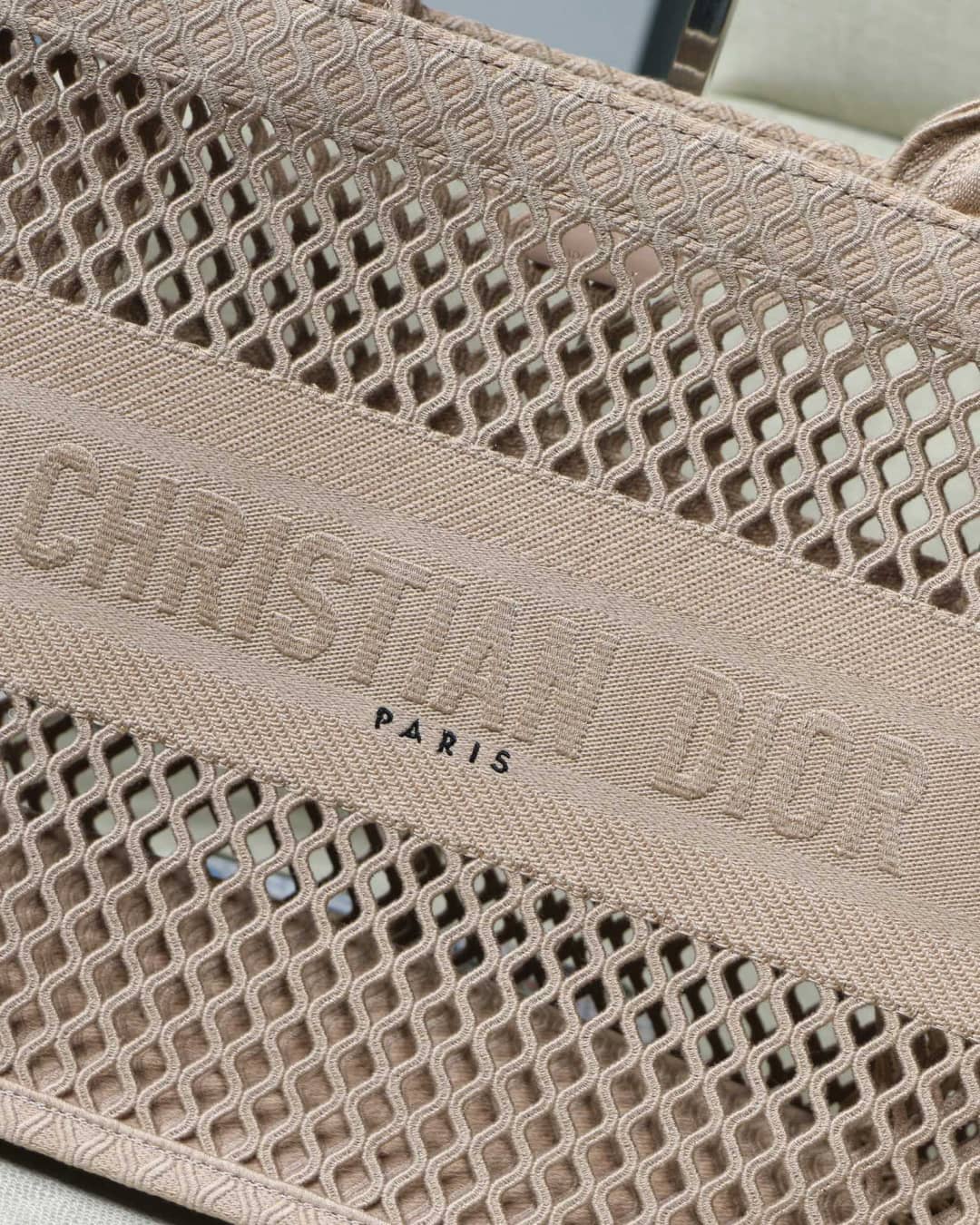 Chr1st1an D10r Mesh Book Tote Bag