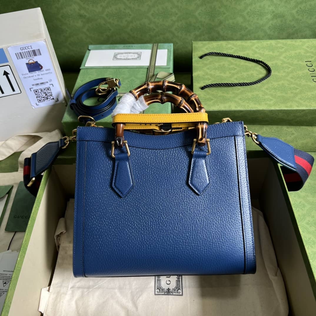 Gvc*1 Diana Small Tote Blue 702721 Replica Bag