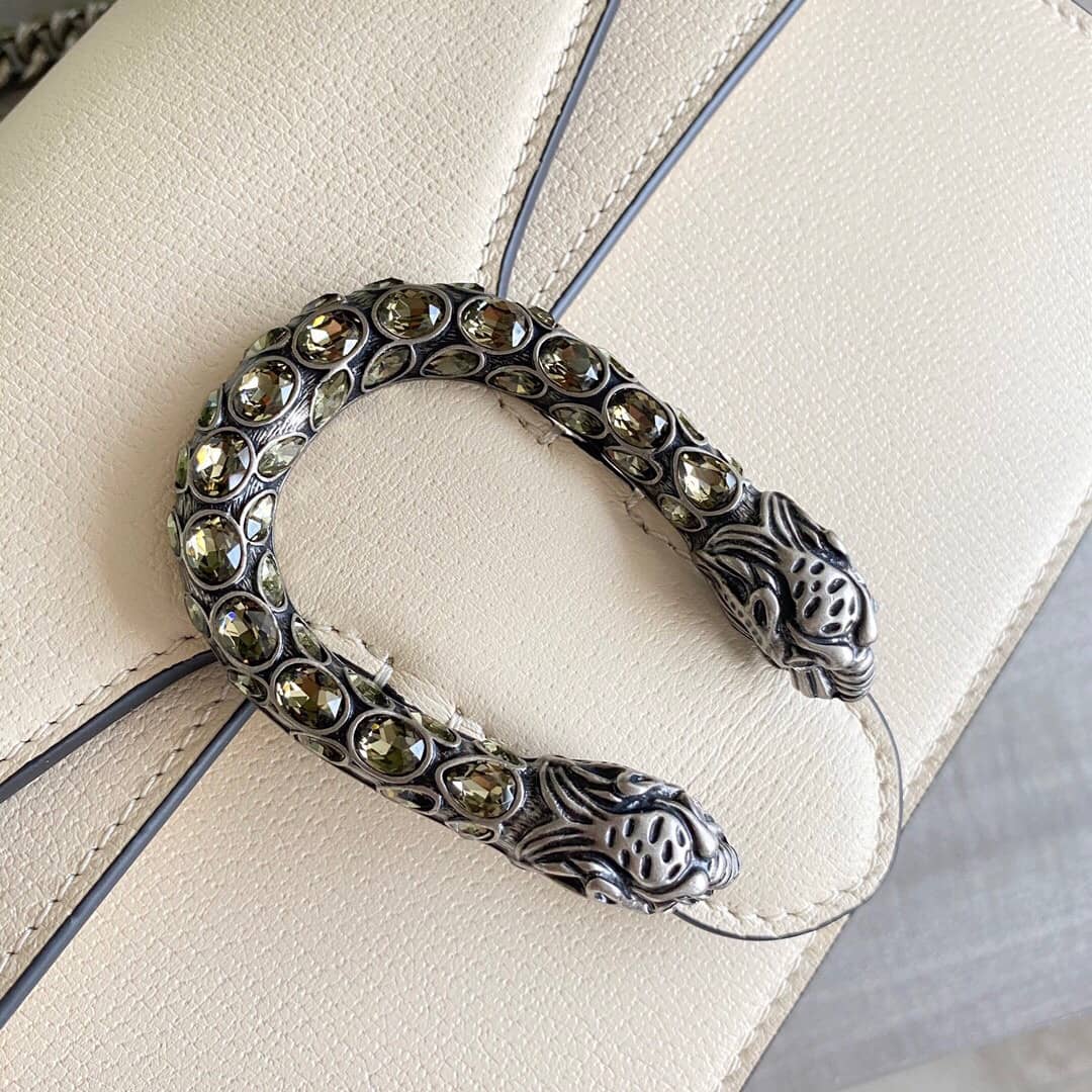 Gvc*1 GG Svp*me Dionysus Chain Replica Shoulder Bag White 400249