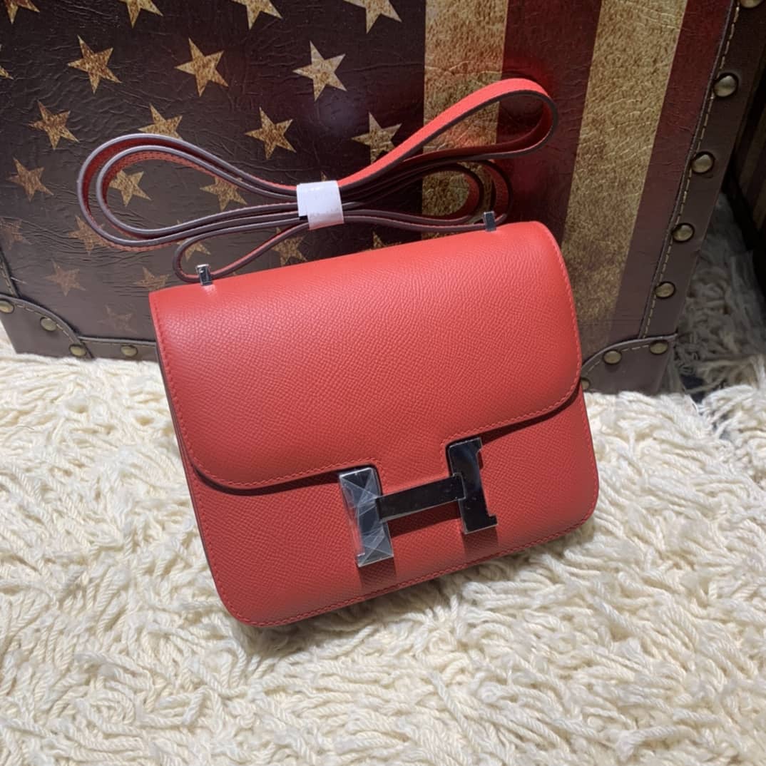 H**me5 Replica Constance Bag 18CM Epsom Leather