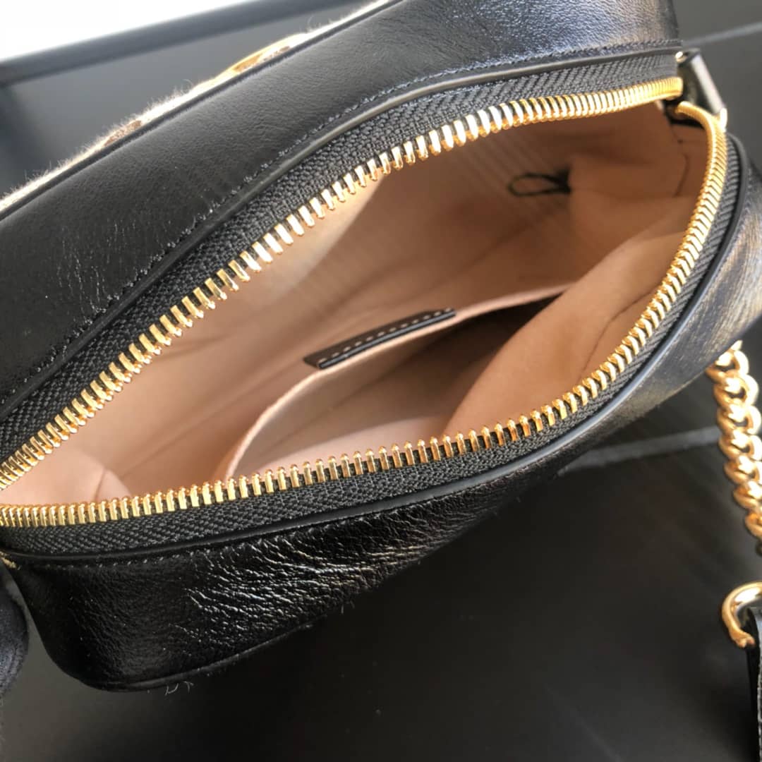 Gvc*1 GG Marmont Matelassé Mini Bag Replica Brown 448065