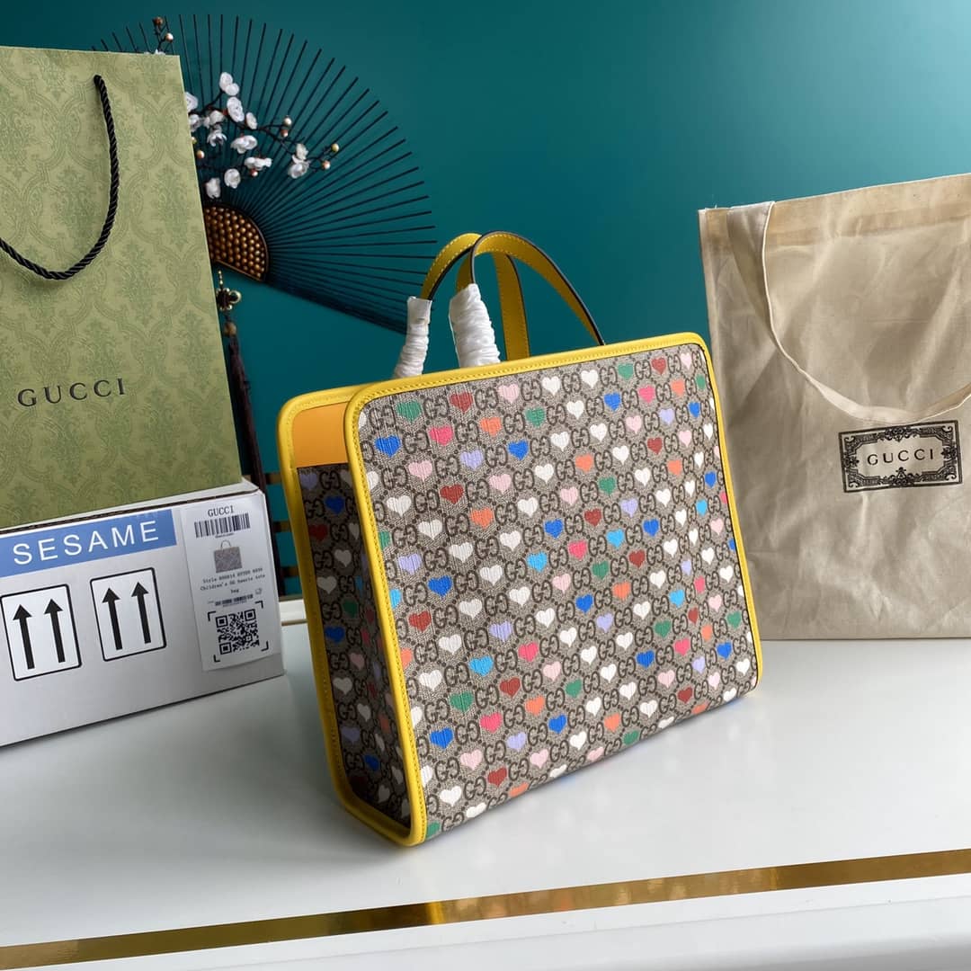 Gvc*1 GG Printed Multicolor Kids Girl Tote Replica 605614