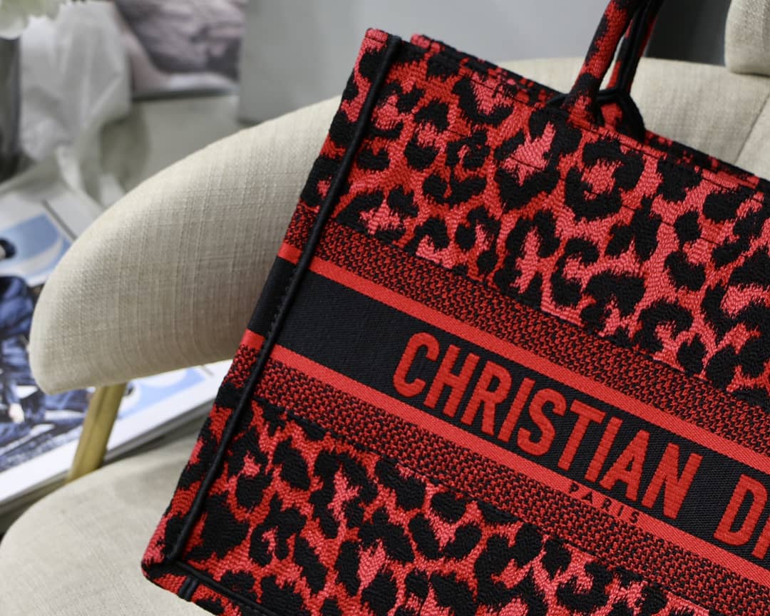 Chr1st1an D10r CD Book Embroidery Replica Tote