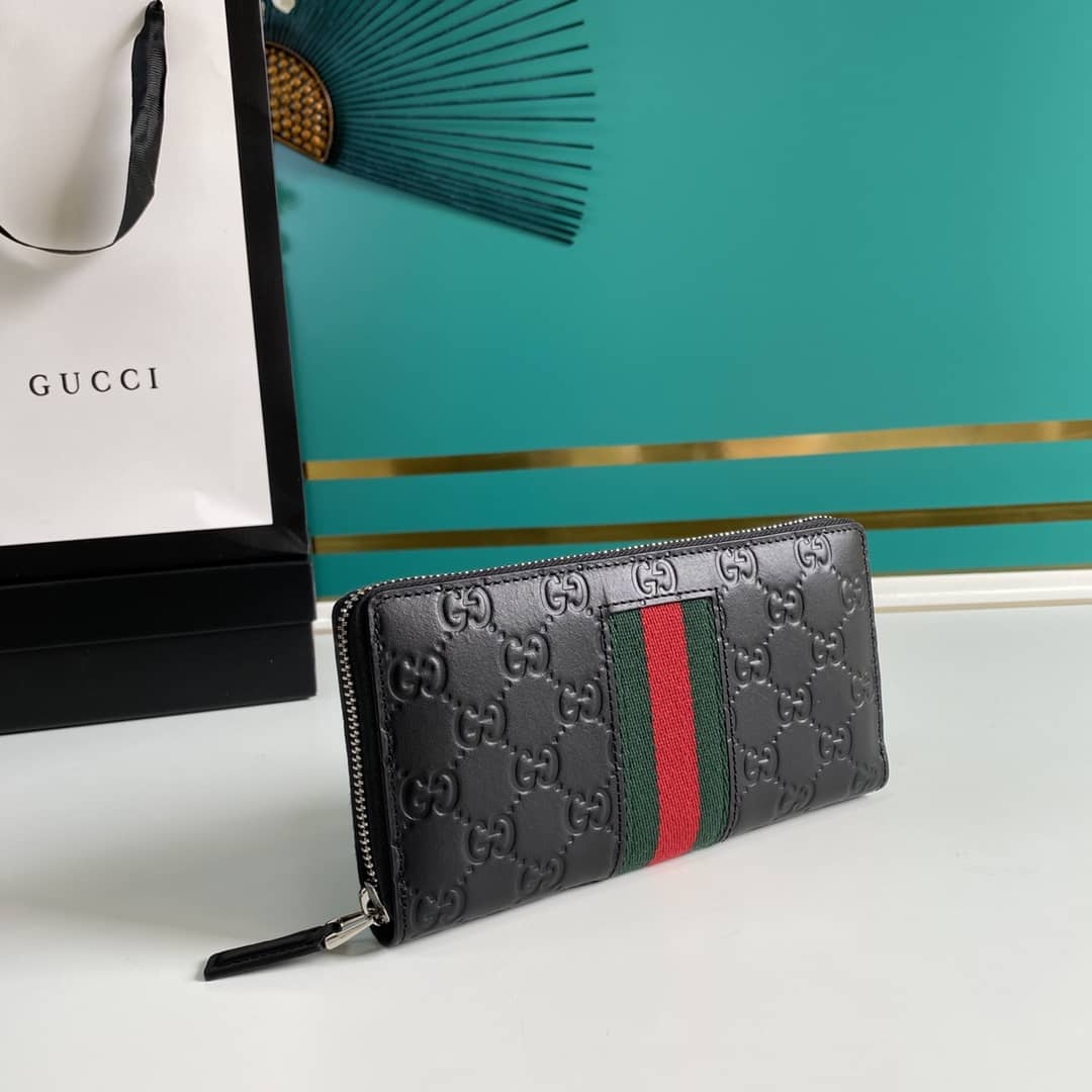 Gvc*1 Web GG Svp*me Around Zip Wallet Replica 408831
