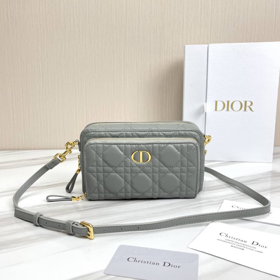 Chr1st1an D10r Caro Double Calfskin Pouch