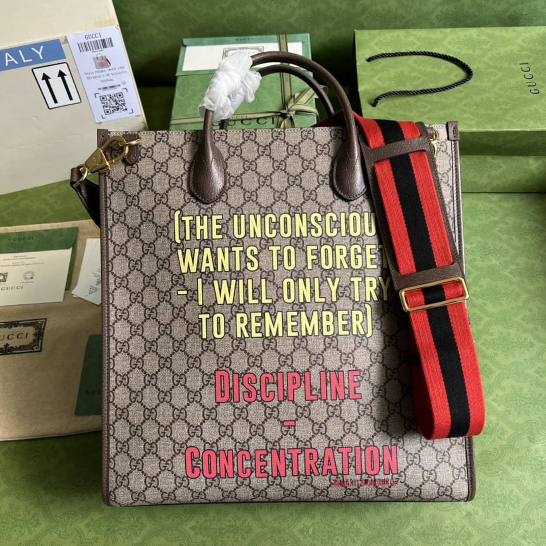 Gvc*1 Cherry Print Medium Tote 703264 Replica Bag