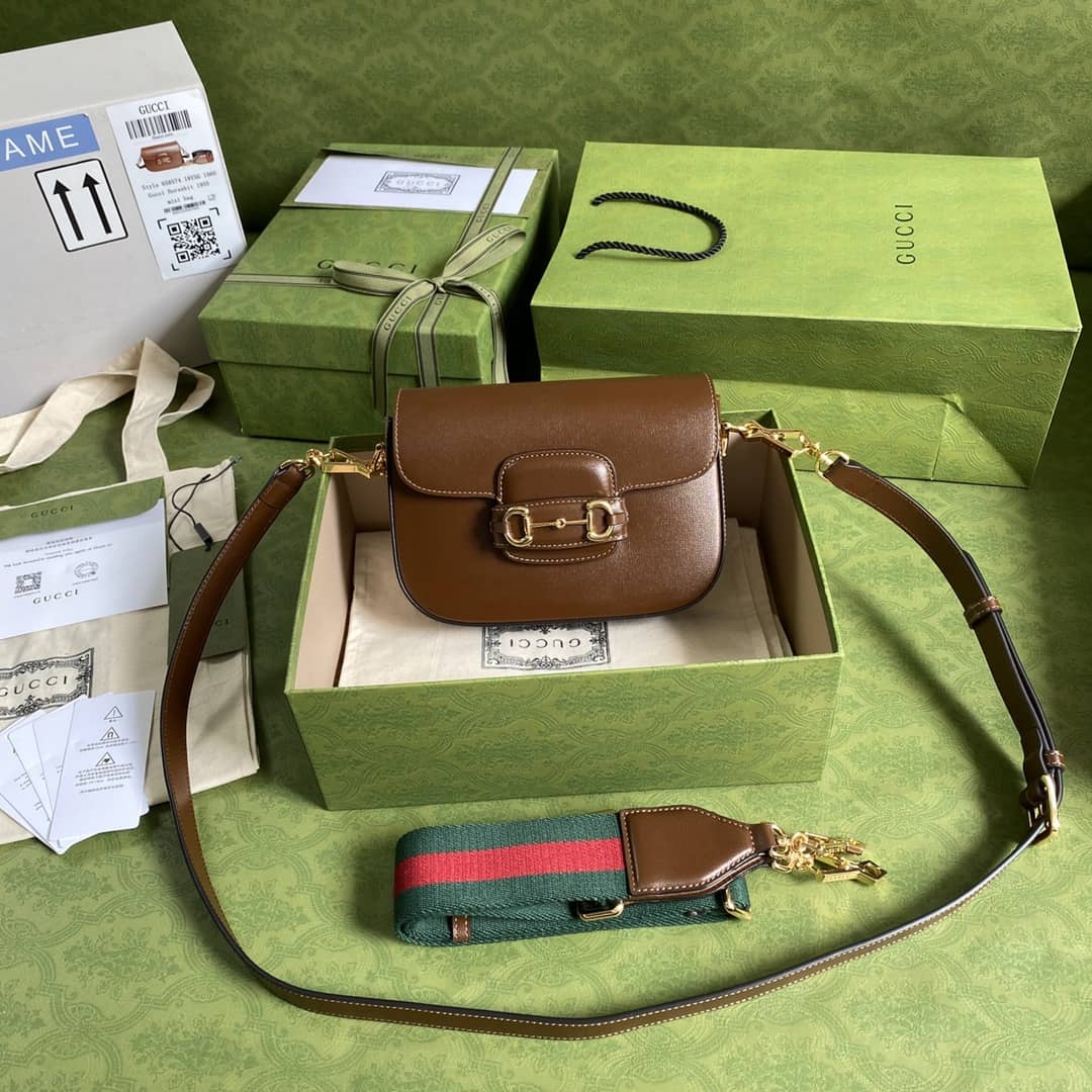 Gvc*1 1955 Horsebit Svp*me GG Canvas Mini Shoulder Bag Replica 658574