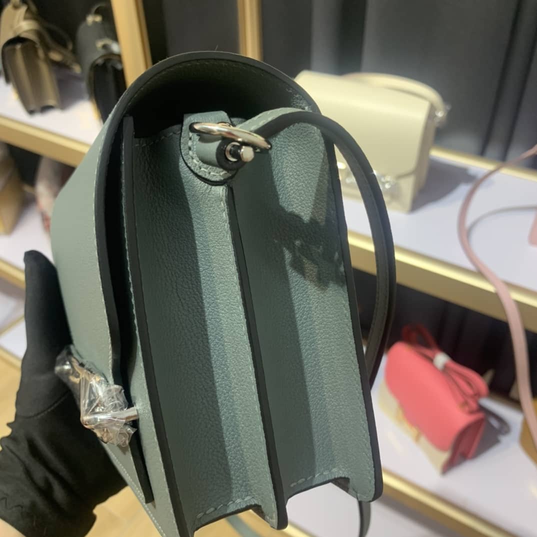 H**me5 Roulis Mini Sac Evercolor Calfskin Leather Crossbody Bag