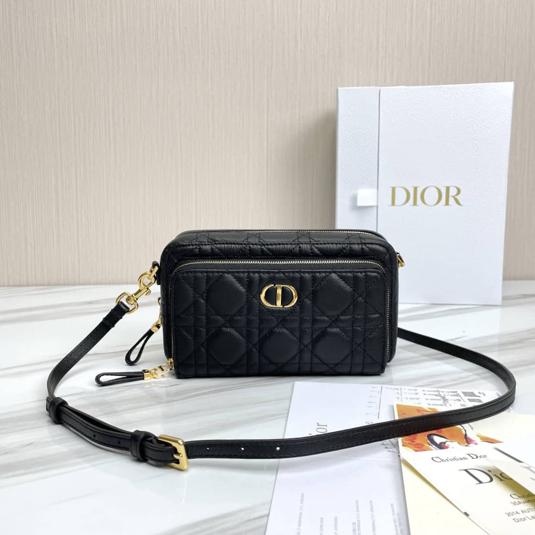 Chr1st1an D10r Caro Double Calfskin Pouch