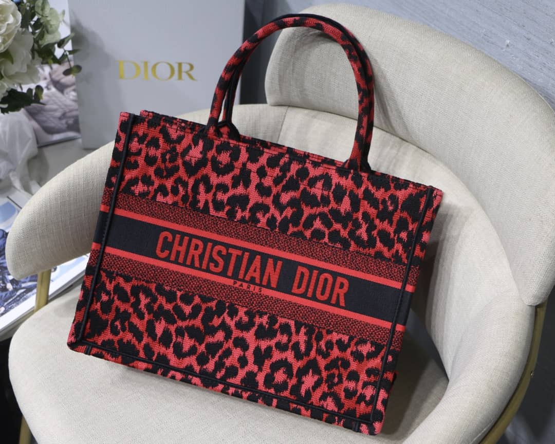 Chr1st1an D10r CD Book Embroidery Replica Tote
