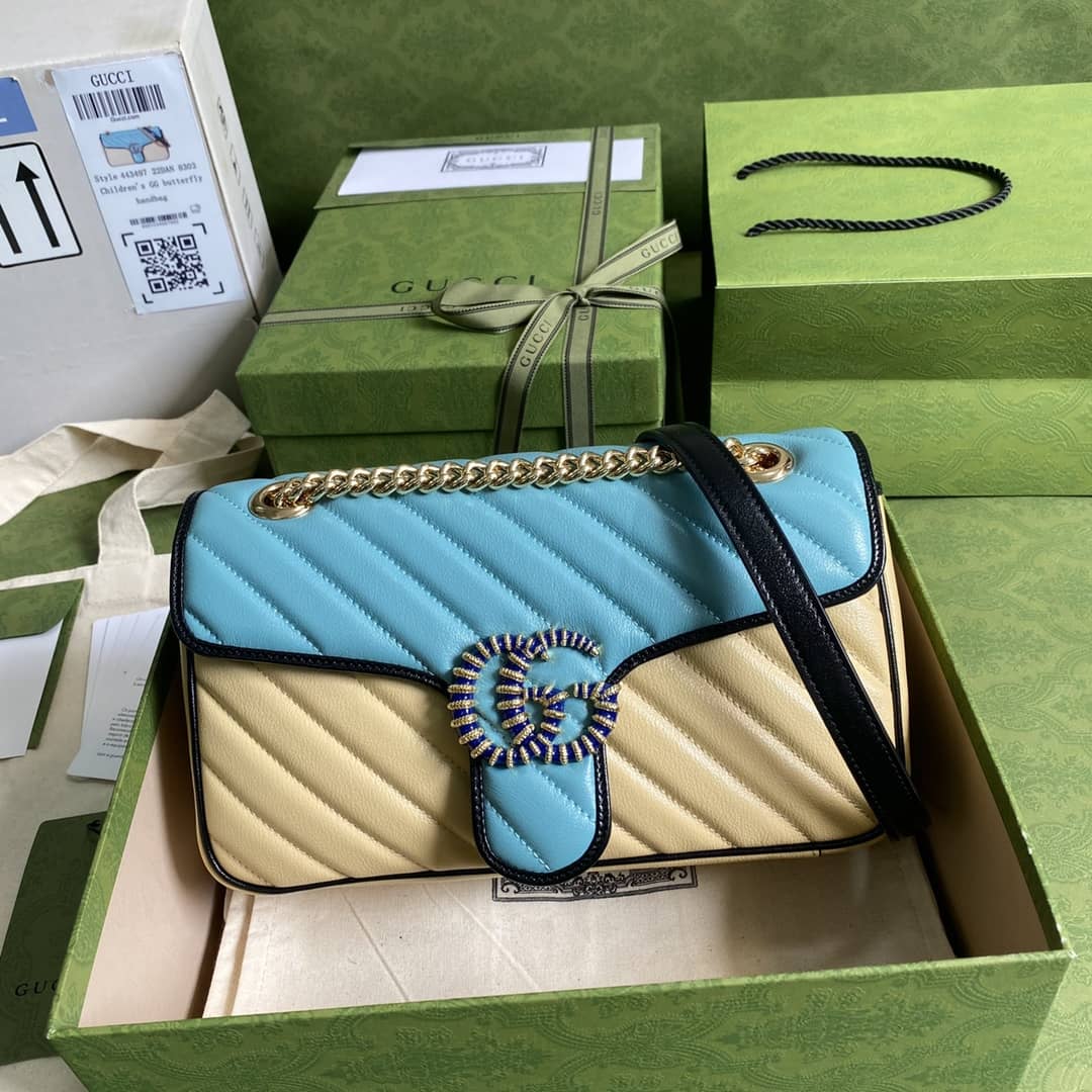 Gvc*1 Marmont GG Small matelassé Shoulder Bag Replica 443497