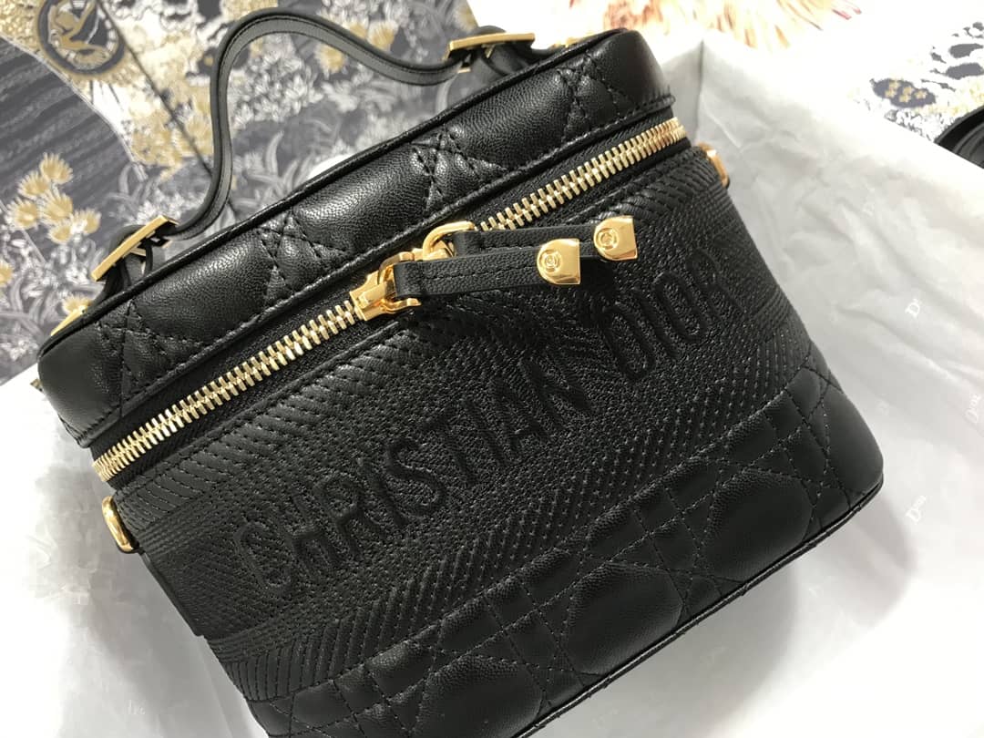 Chr1st1an D10r Travel Lambskin Vanity Case