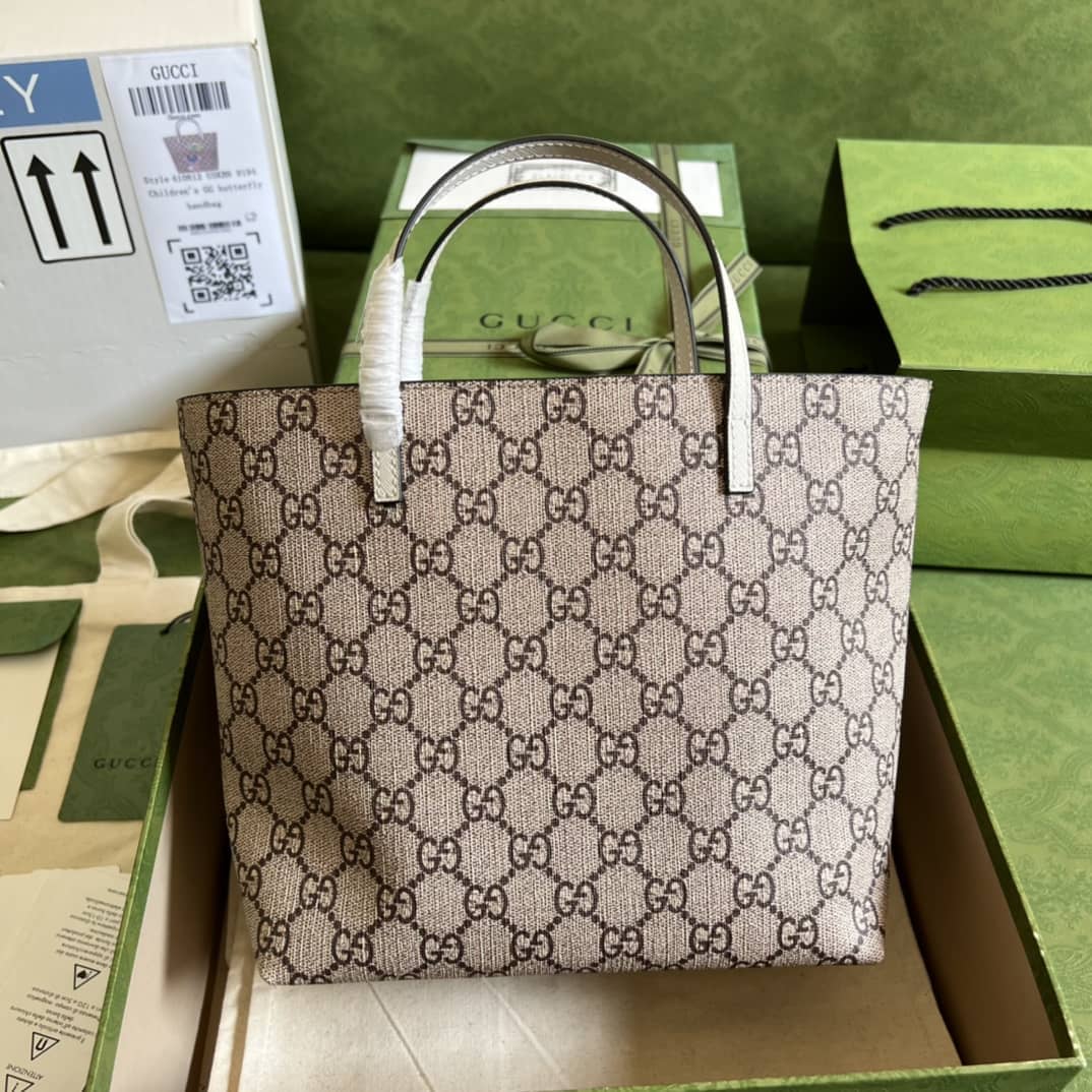 Gvc*1 Children Cat Print Tote 410812 Replica Bag