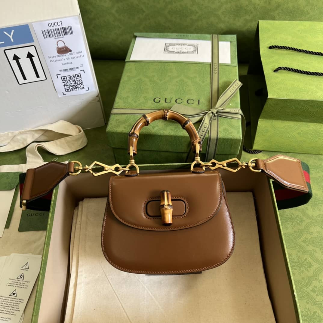 Gvc*1 Bamboo Mini Top Handle Bag Replica 686864