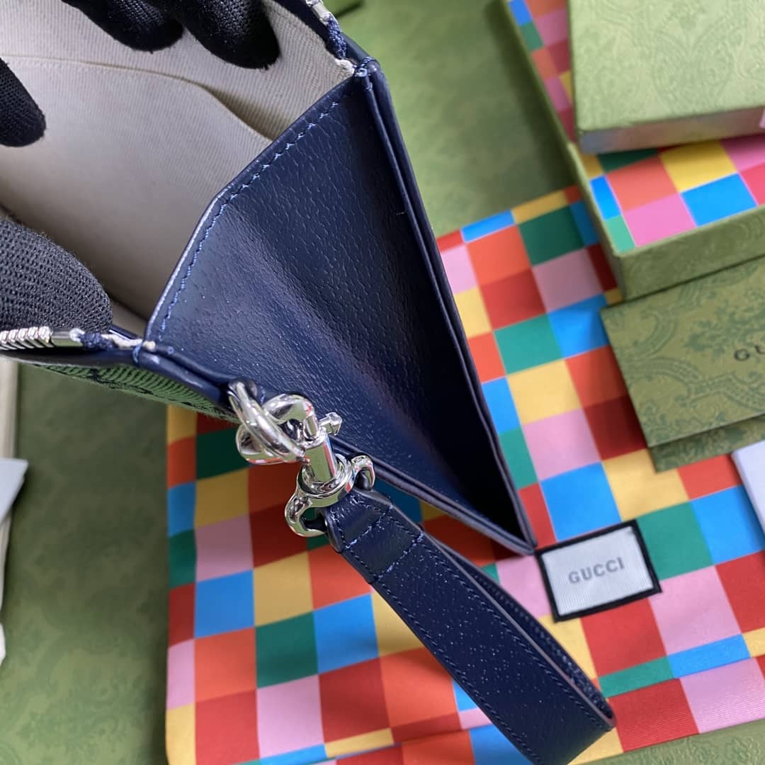 Gvc*1 Multicolor Canvas GG Pouch Replica 657581