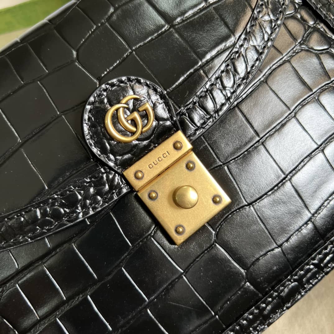 Gvc*1 Ophidia Small Top Handle Shoulder Bag With Web 651055 Replica