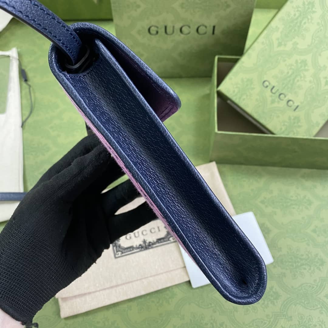 Gvc*1 GG Multicolor Mini Phone Bag Replica 657582