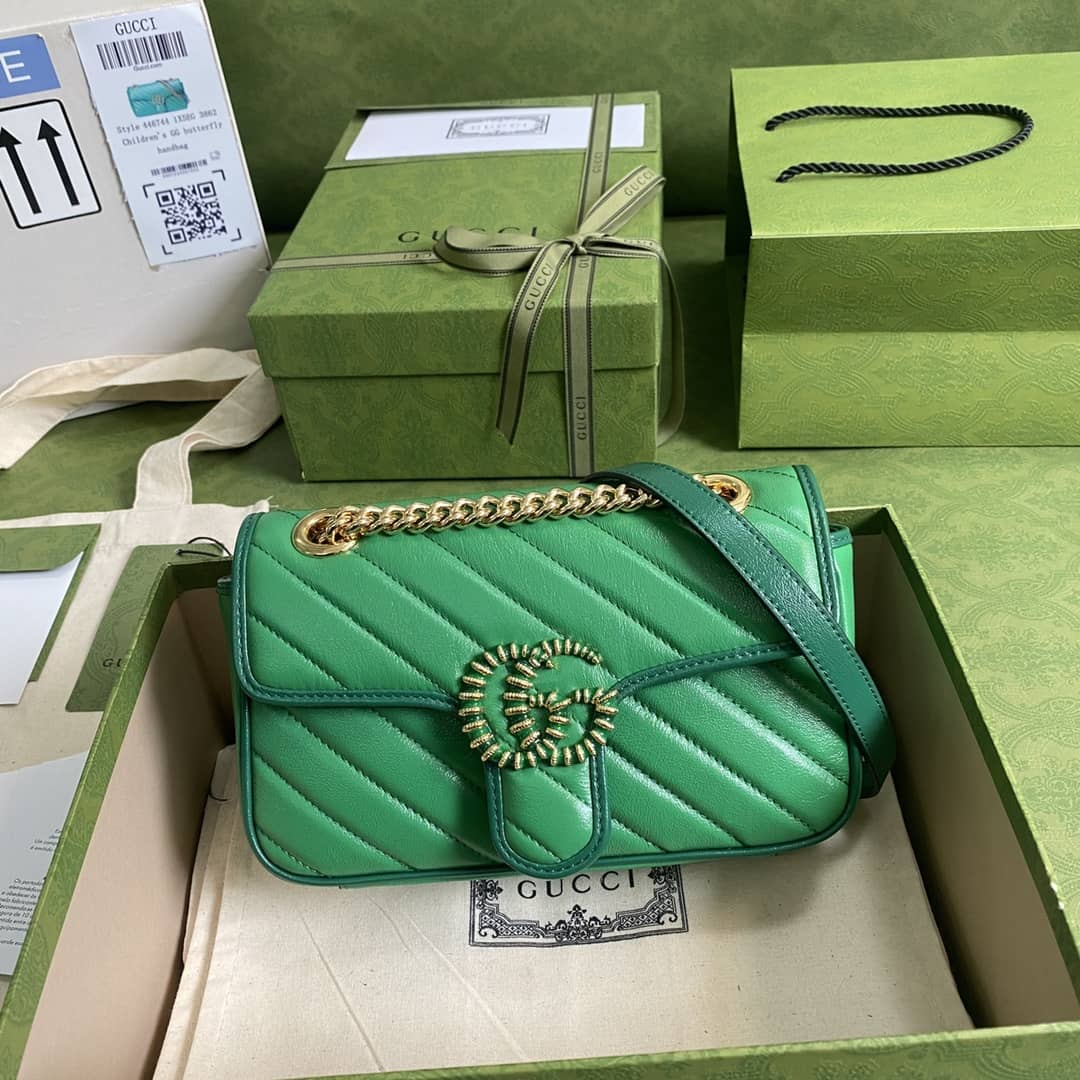 Gvc*1 Marmont GG Matelasse Leather Mini Shoulder Bag Replica 446744