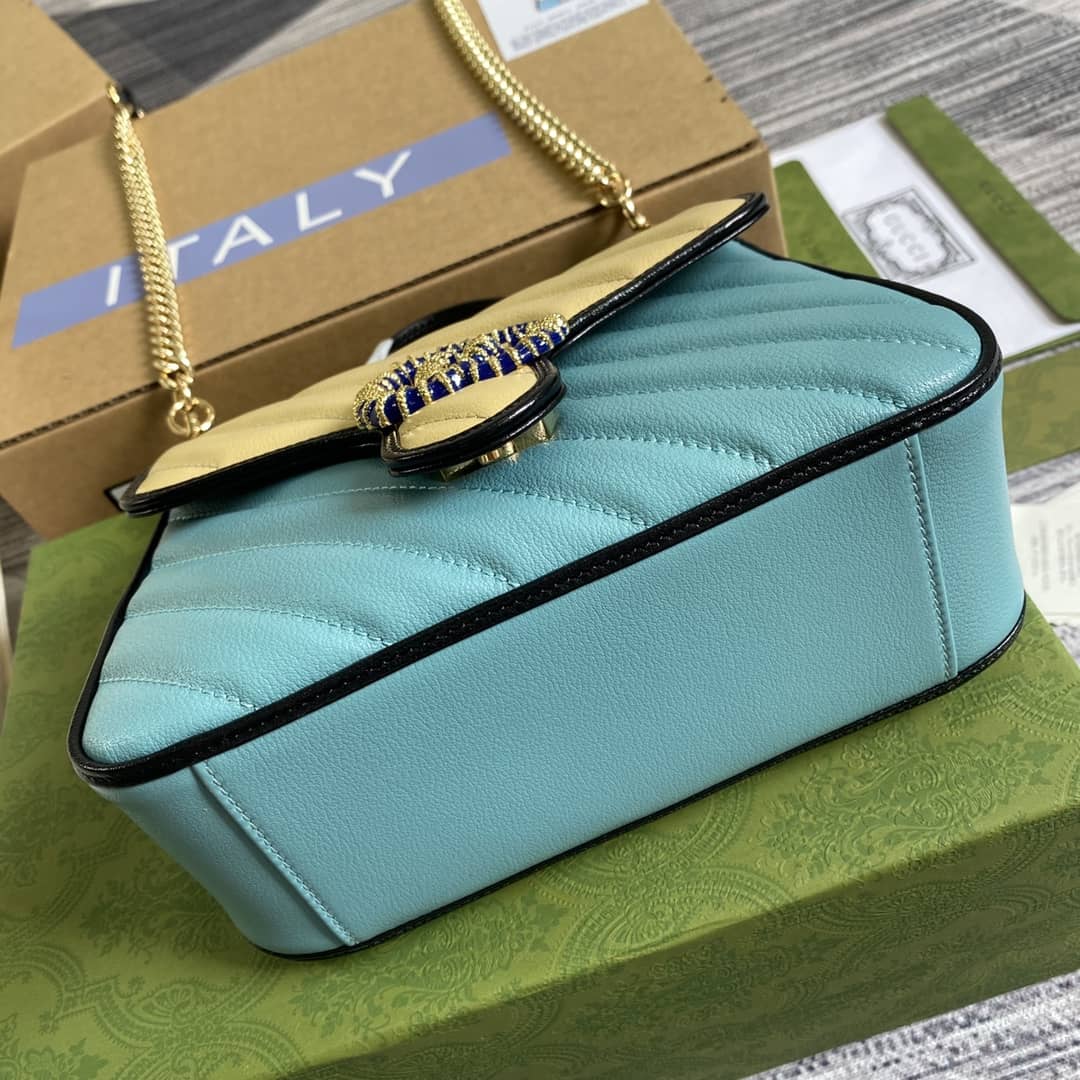 Gvc*1 Marmont GG Mini Top Handle Bag Replica 583571