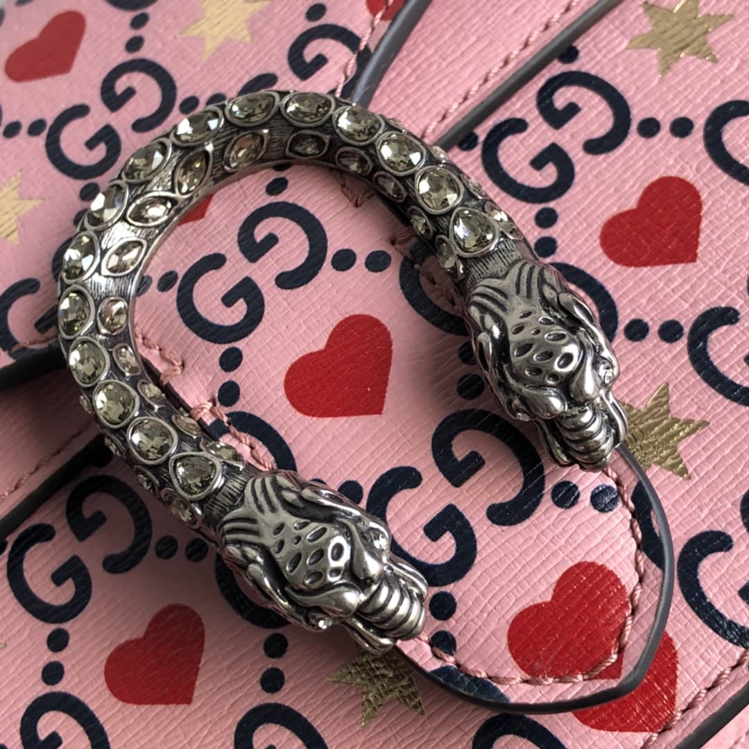 Gvc*1 GG Svp*me Dionysus 2way Mini Chain Shoulder Bag Replica Pink 421970