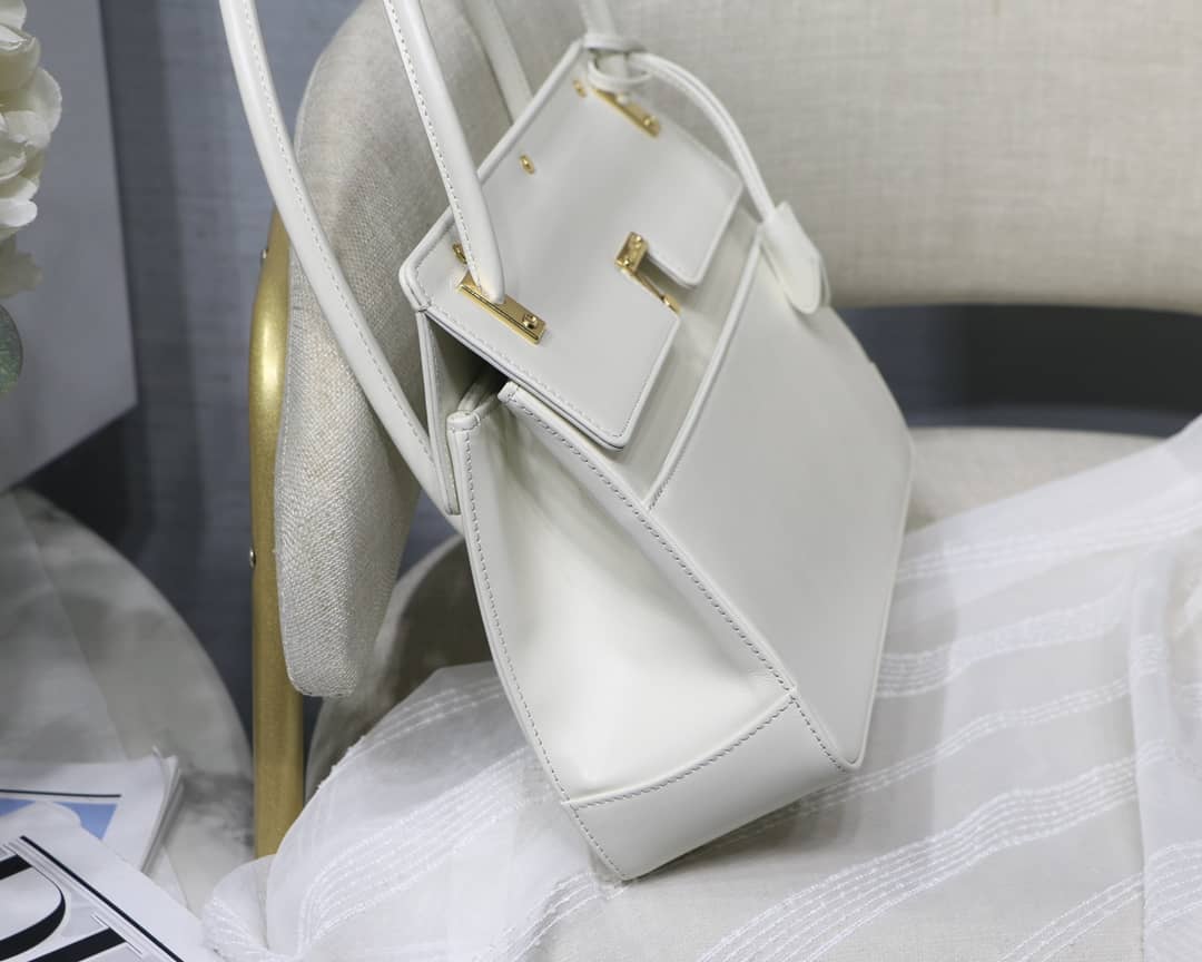 D10r Latte Smooth Calfskin Parisienne Bag