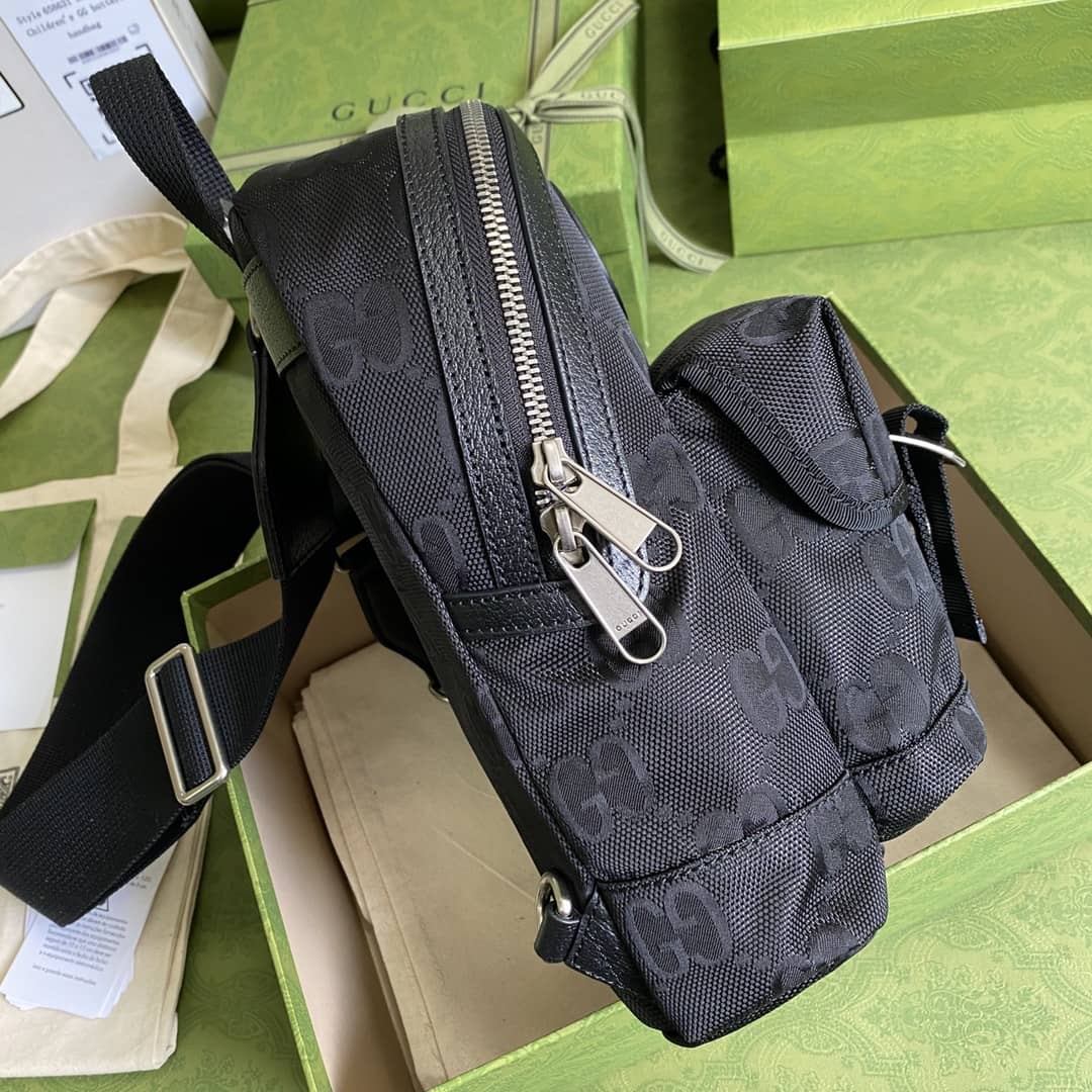 Gvc*1 Off The Grid Nylon Canvas Leather Backpack Replica 658631