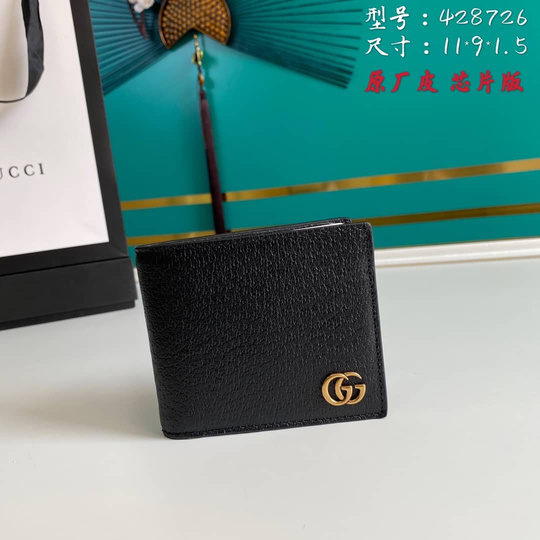 Gvc*1 GG Marmont 2-fold Wallet Replica 428726