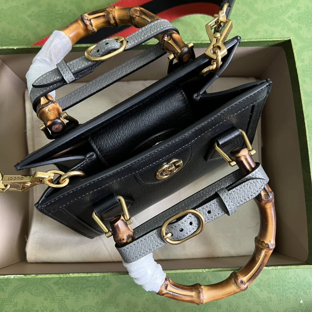 Gvc*1 Diana Mini Tote Black 702732 Replica Bag
