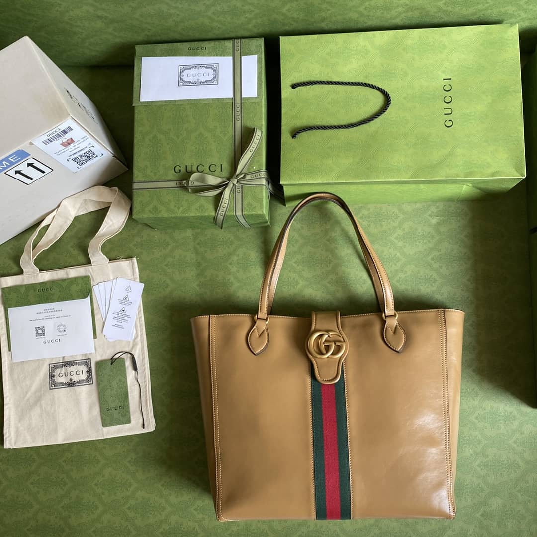 Gvc*1 Double G Medium Tote Replica 649577