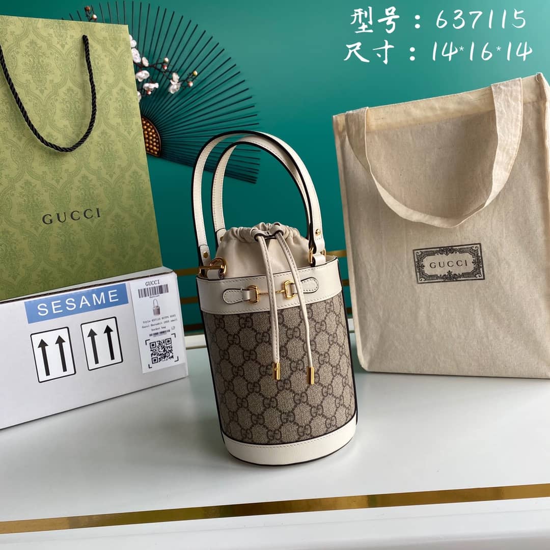 Gvc*1 Horsebit 1955 Small Bucket Bag Replica 637115