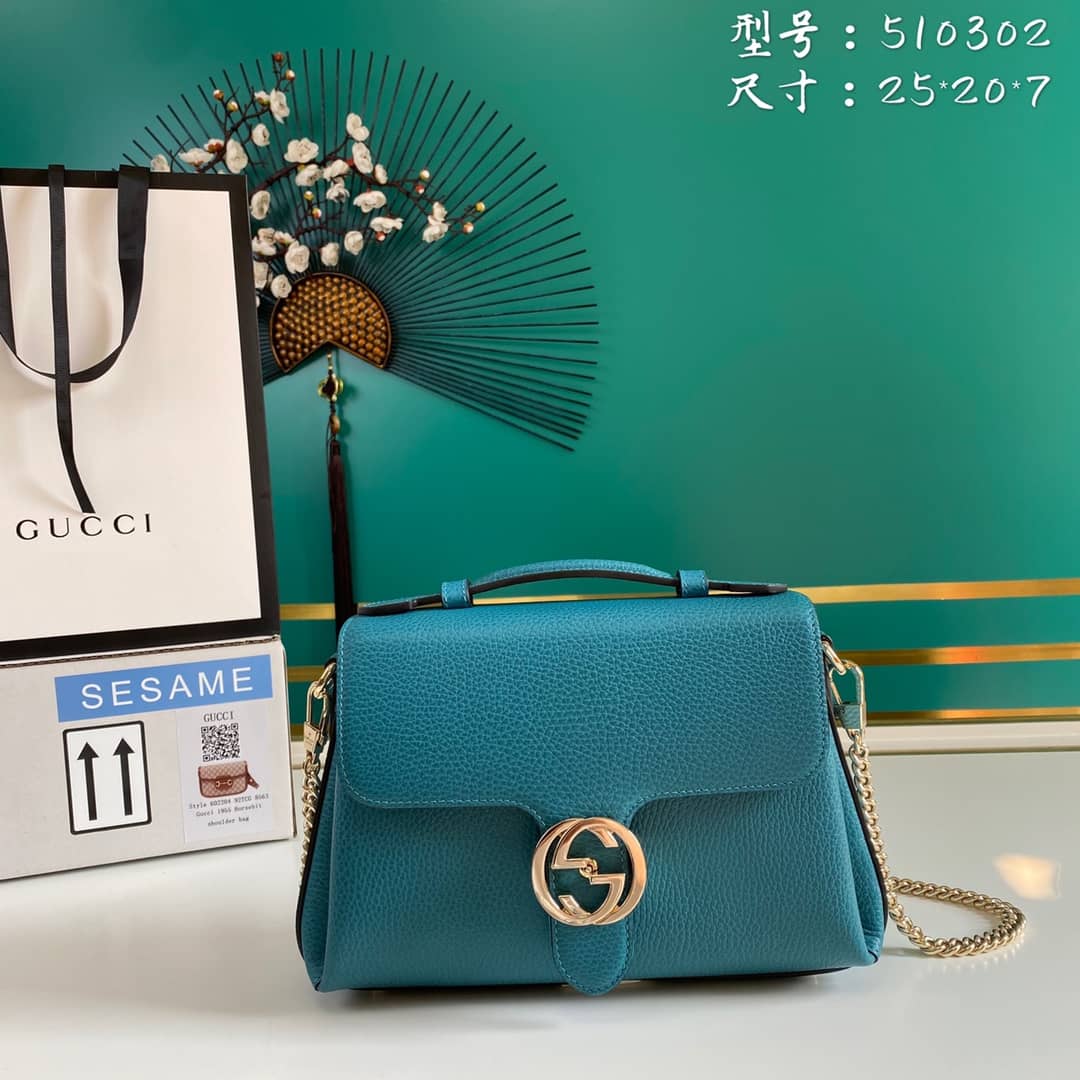 Gvc*1 Interlocking G Chain Shoulder Bag Replica 510302